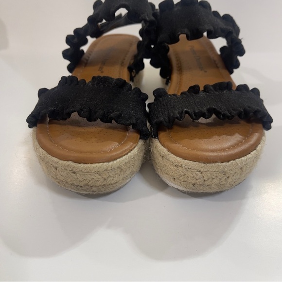 Pierre Dumas Women's Magic-9 Platform Black Espadrille Sandals 5.5 - Picture 11 of 14